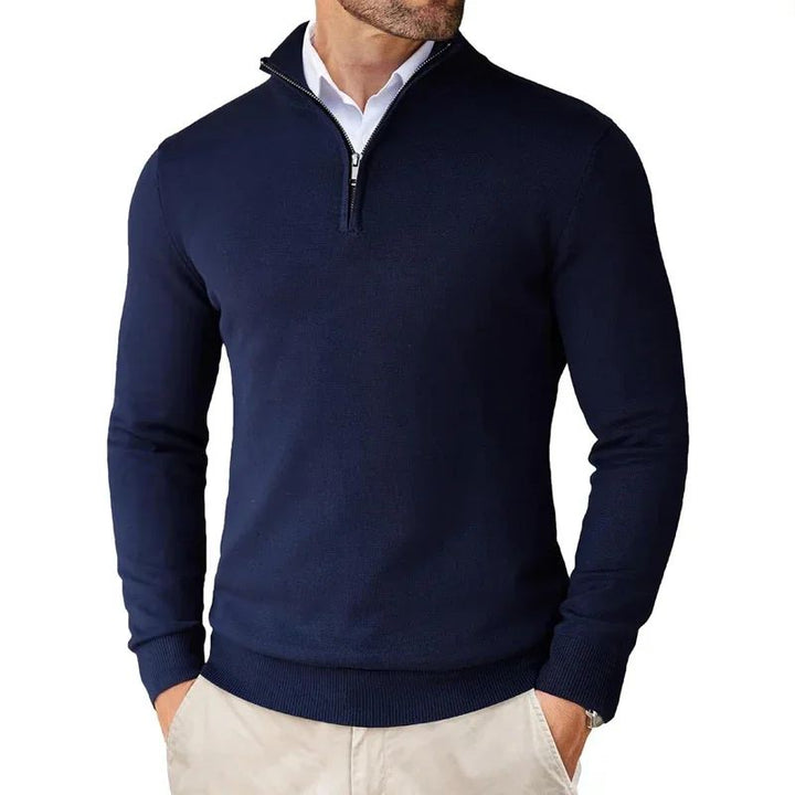 Bowen - Moderner Männerpullover mit Zipper