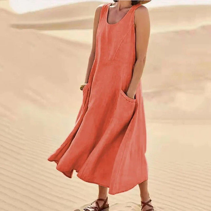 Andie – Zeitloses Leinenkleid für die Frühlingstage