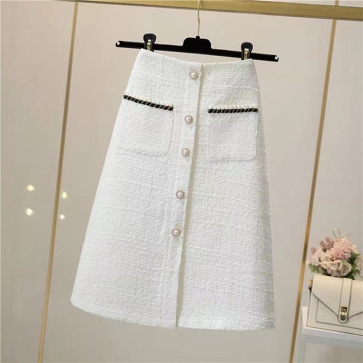 Kamille - A-Linien-Rock aus Sartorialem Tweed