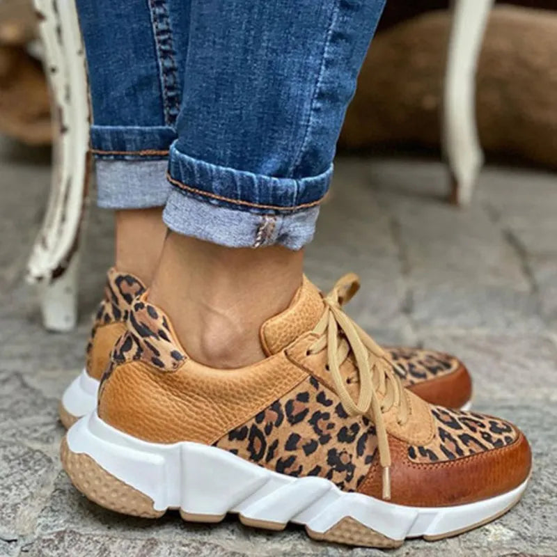 Harly - Moderne Sneaker mit Leopardenmuster