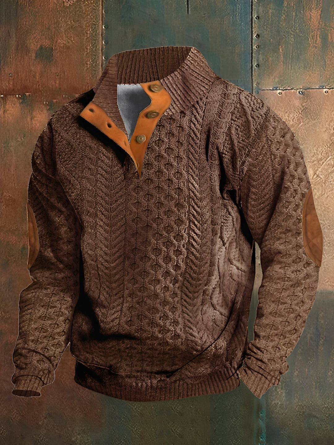 Hugh - Klassischer Herren-Kaschmir-Rollkragenpullover