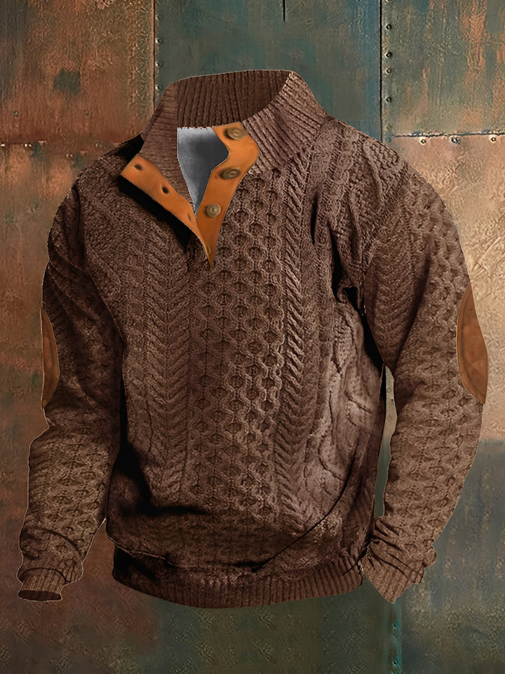 Hugh - Klassischer Herren-Kaschmir-Rollkragenpullover