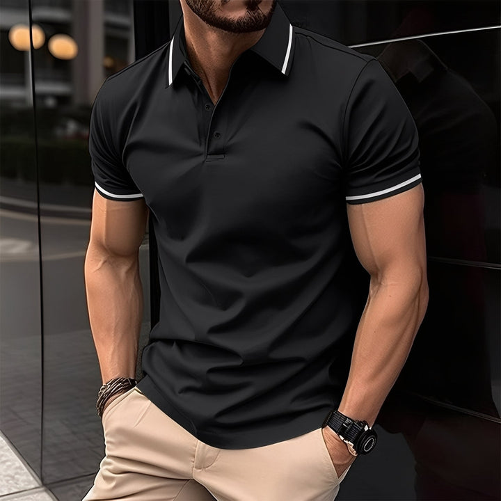 Mervyn - Komfortables, kurzärmeliges Herren-Sport-Poloshirt