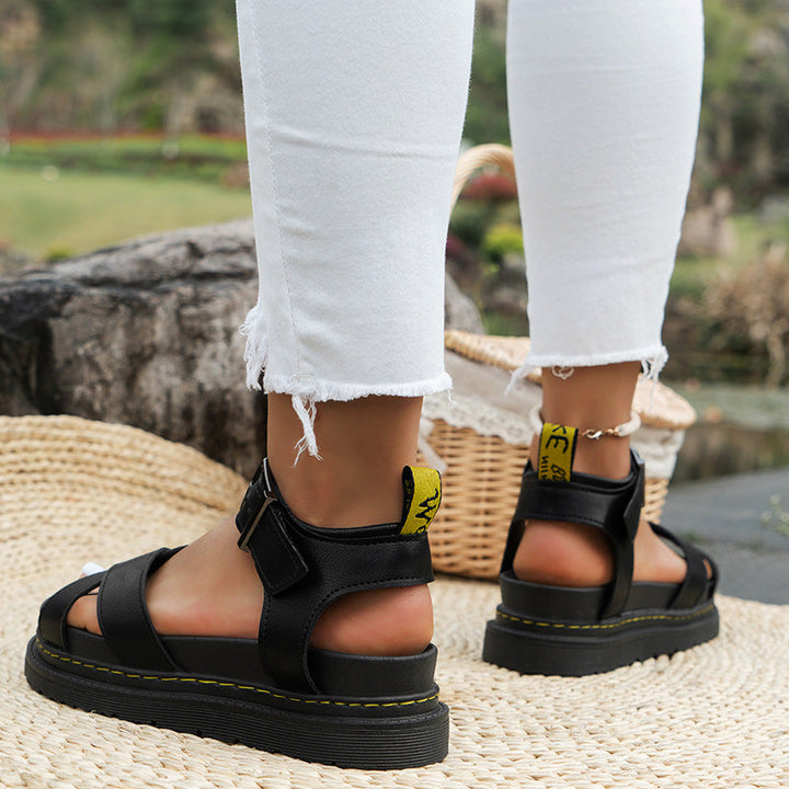 Laurelle - Stilvolle römische Sportsandalen mit Schnalle für Damen