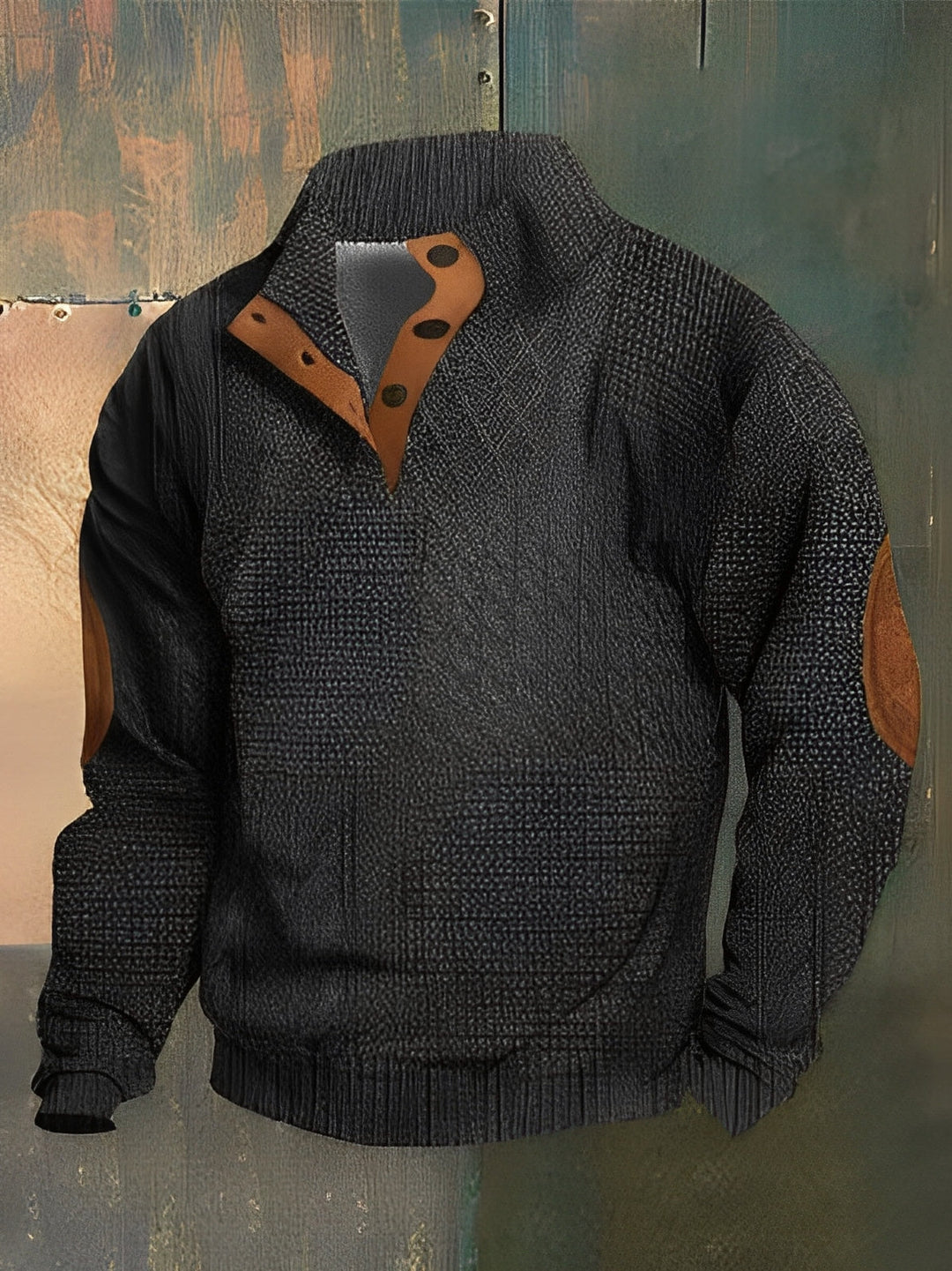 Hugh - Klassischer Herren-Kaschmir-Rollkragenpullover