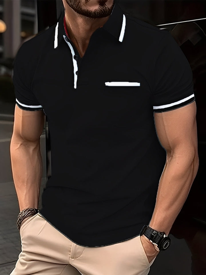 Garrick - Gemütliches Poloshirt mit Tasche für Herren