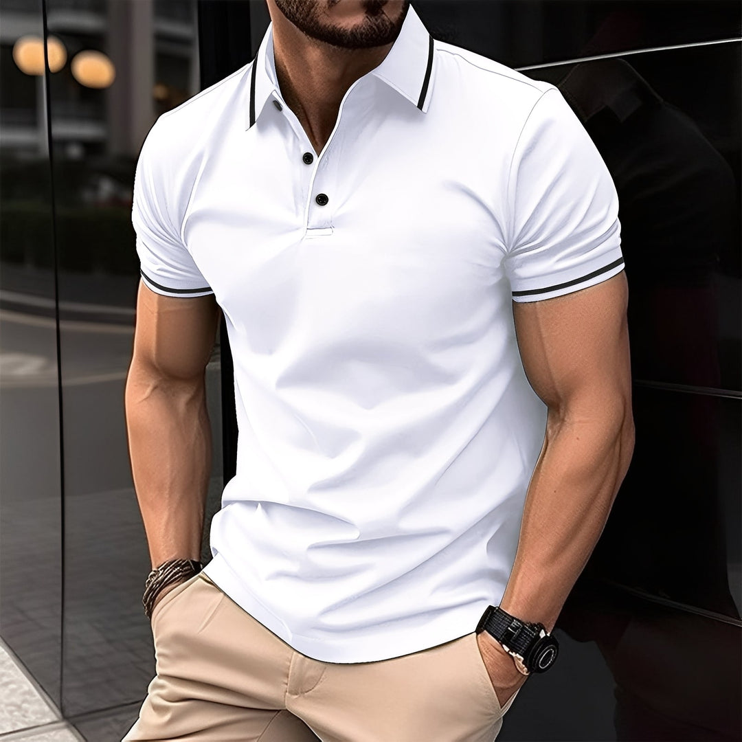 Mervyn - Komfortables, kurzärmeliges Herren-Sport-Poloshirt