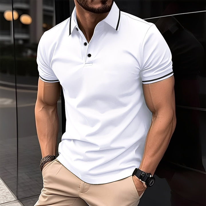 Mervyn - Komfortables, kurzärmeliges Herren-Sport-Poloshirt
