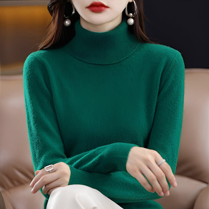 Jocelin - Dünner Damenrollkragenpullover