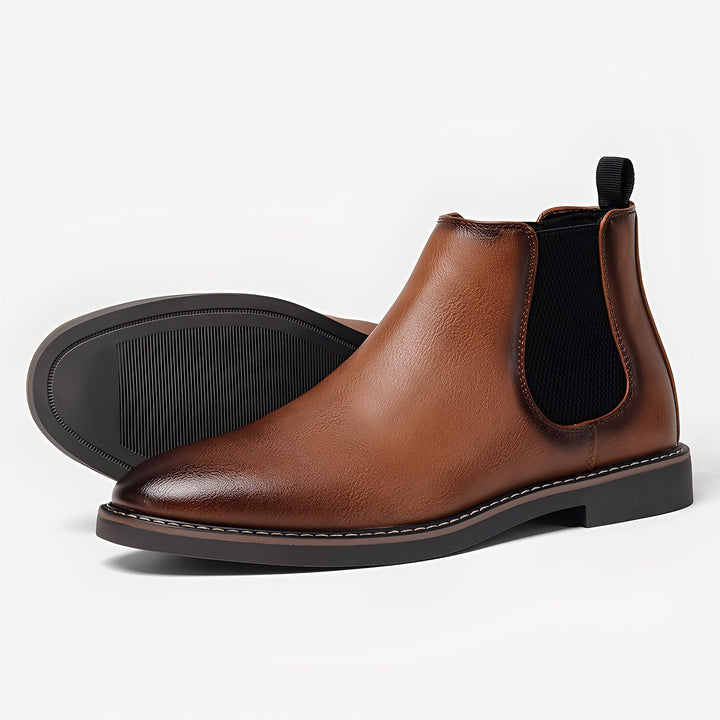 Clifton - Klassische Leder-Chelsea-Stiefel für Herren