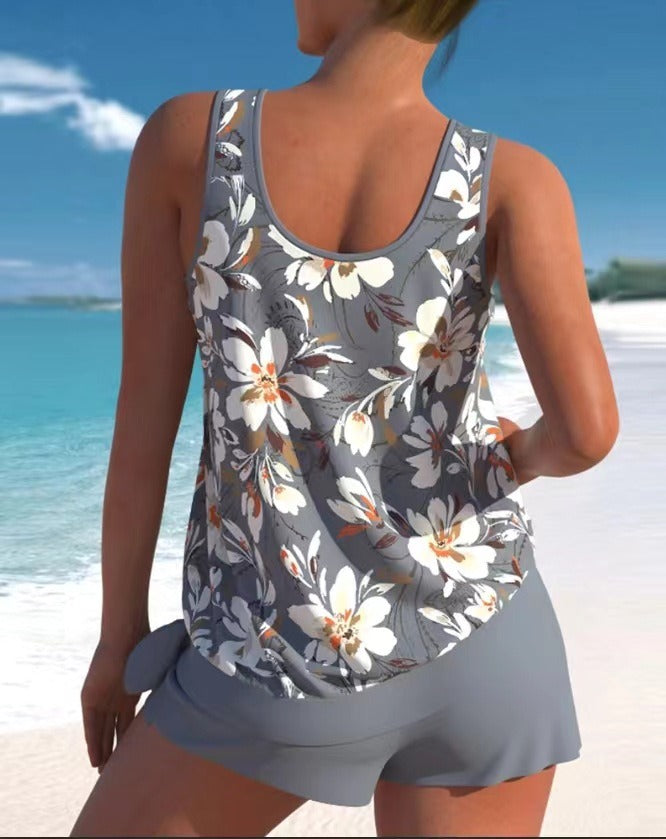 Adalina – Zweiteiliger Sommeranzug mit Blumendruck