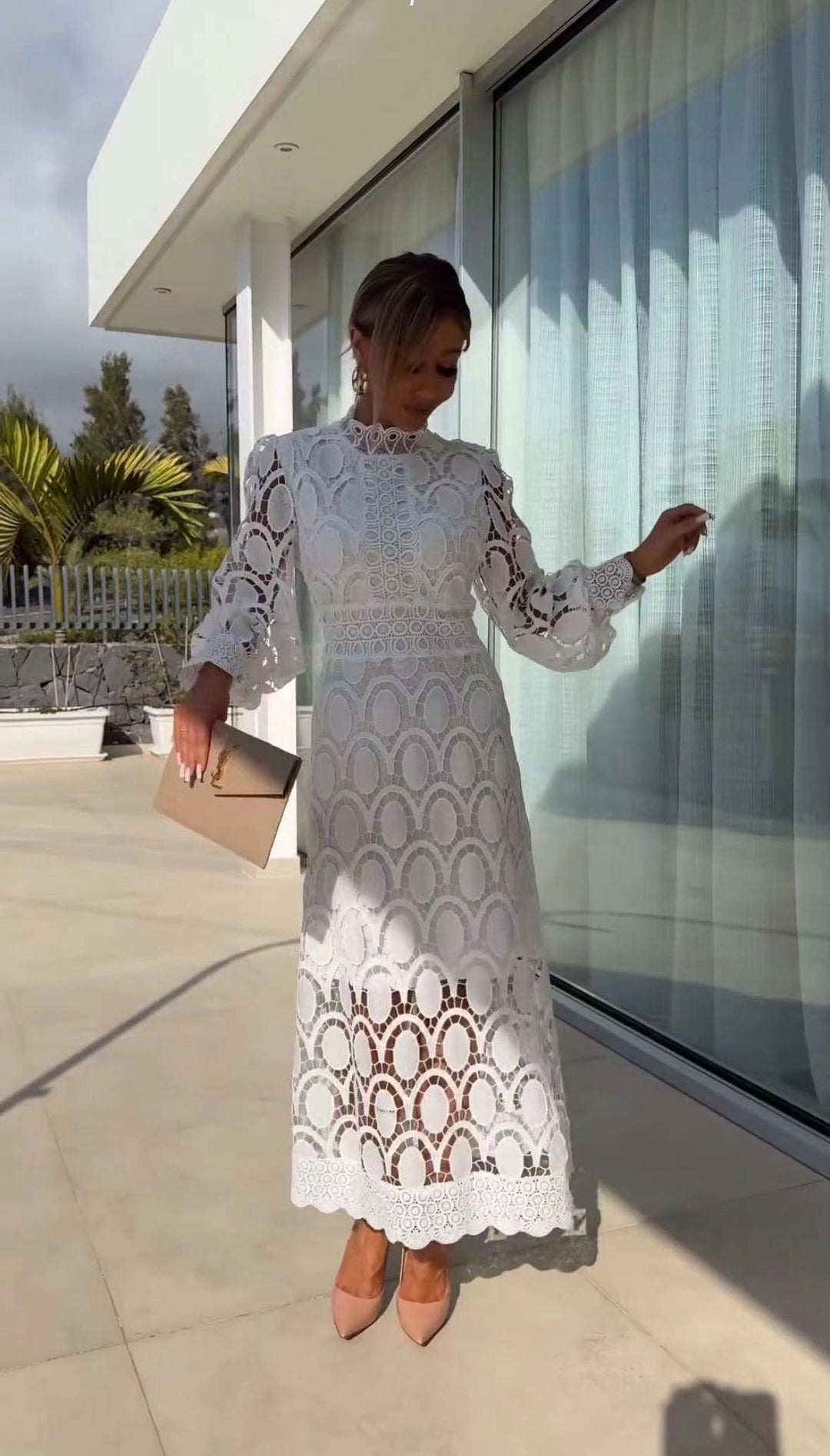 Seraphina - Midi-Kleid mit eleganten Farbkombinationen