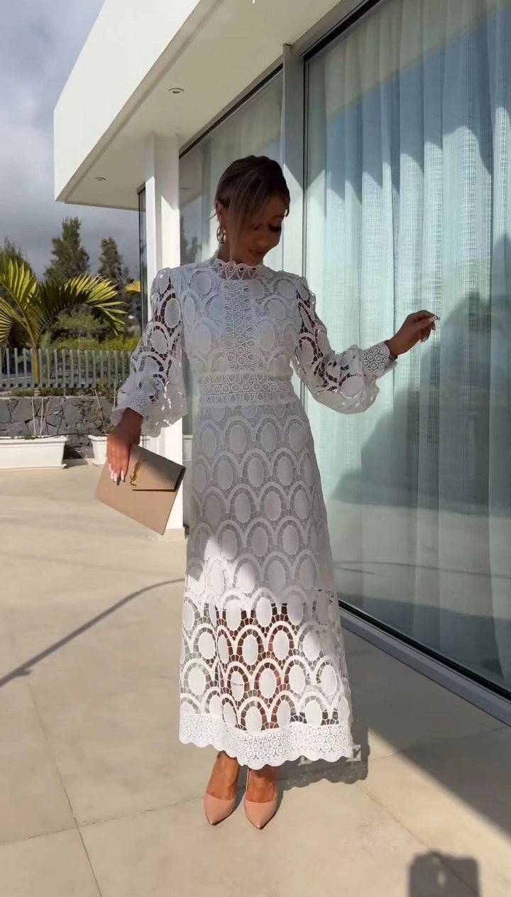 Seraphina - Midi-Kleid mit eleganten Farbkombinationen