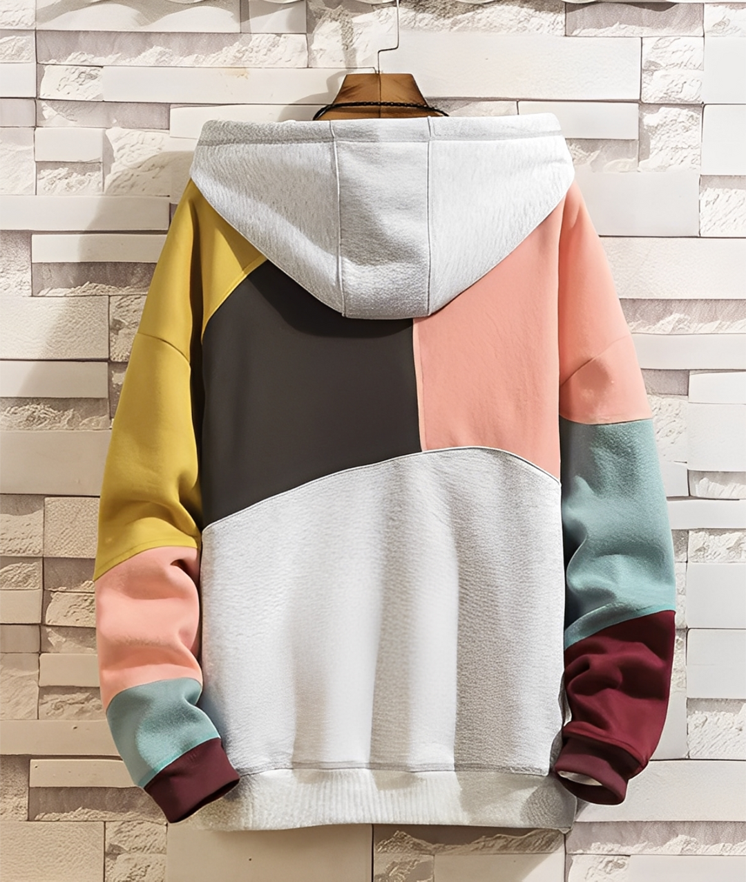 Stephen - Bunter, lockerer Herren-Hoodie