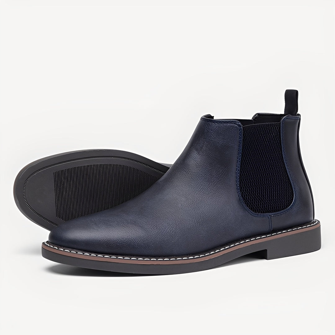 Clifton - Klassische Leder-Chelsea-Stiefel für Herren