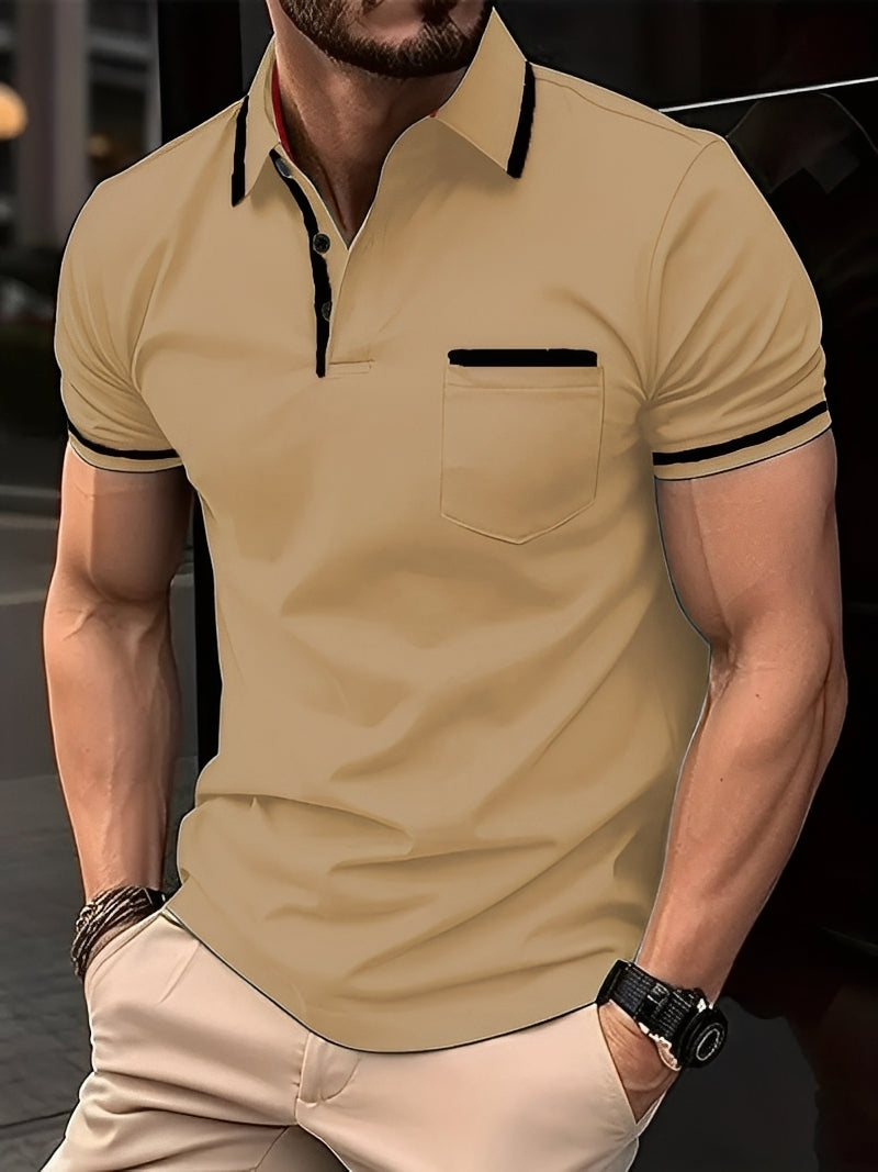Garrick - Gemütliches Poloshirt mit Tasche für Herren
