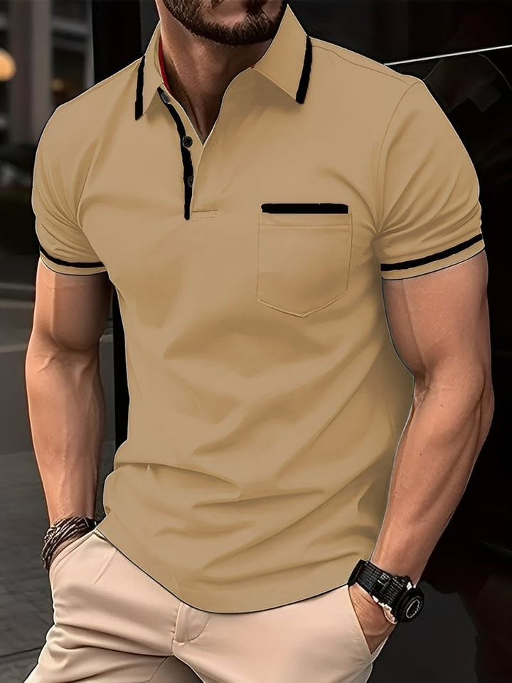 Garrick - Gemütliches Poloshirt mit Tasche für Herren