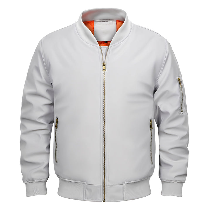 Maynerd - Herren-Bomberjacke mit Reißverschluss-Taschen