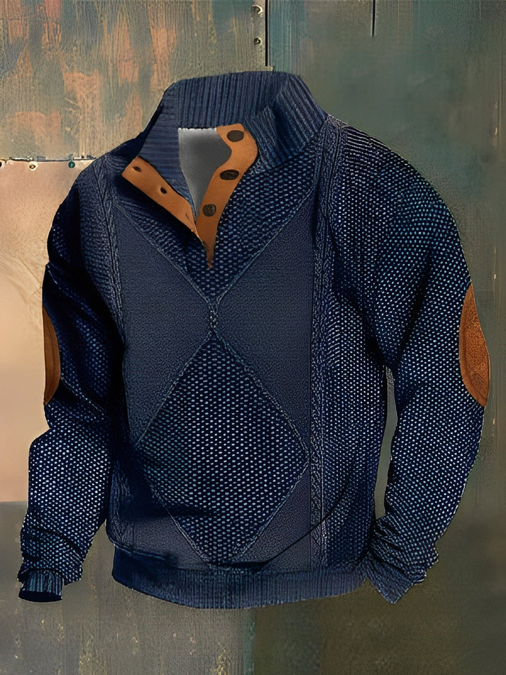 Hugh - Klassischer Herren-Kaschmir-Rollkragenpullover