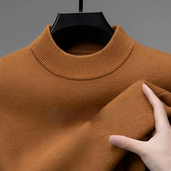 Davis - Gemütlicher Kaschmirpullover mit Saum für Herren