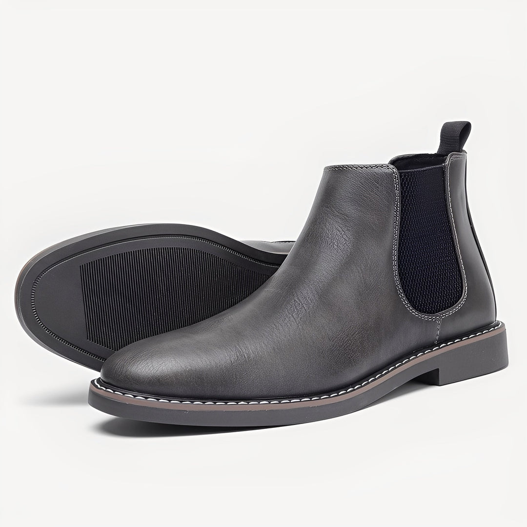 Clifton - Klassische Leder-Chelsea-Stiefel für Herren