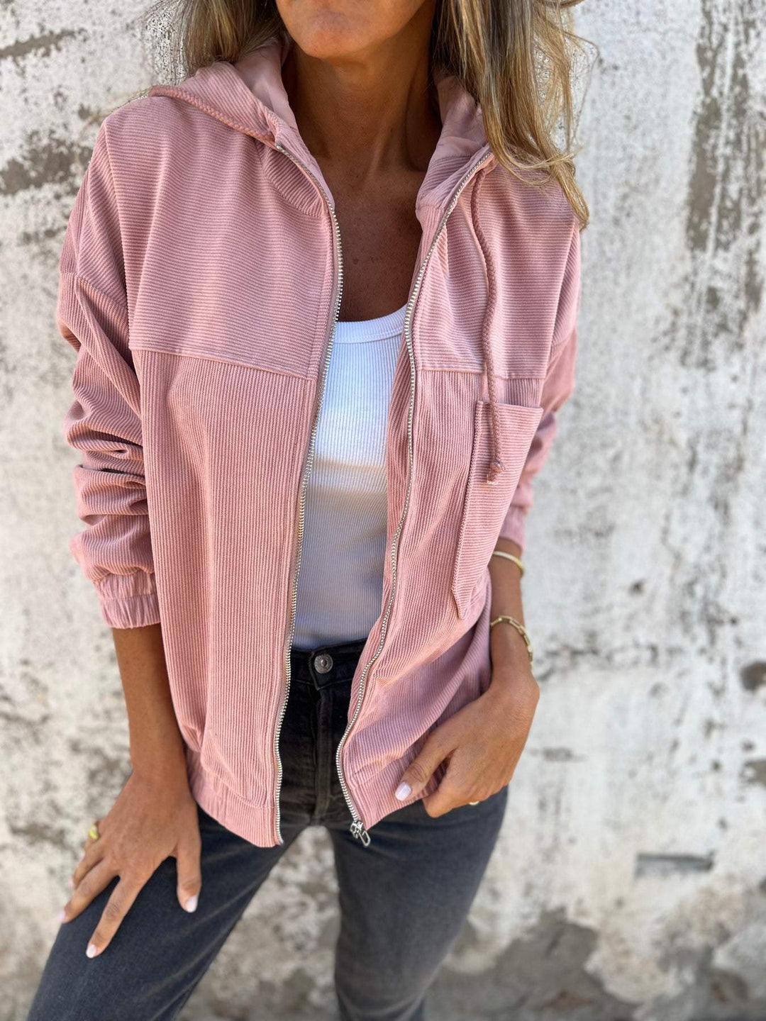 Ariellee – Freizeitjacke mit Kapuze und Reißverschluss
