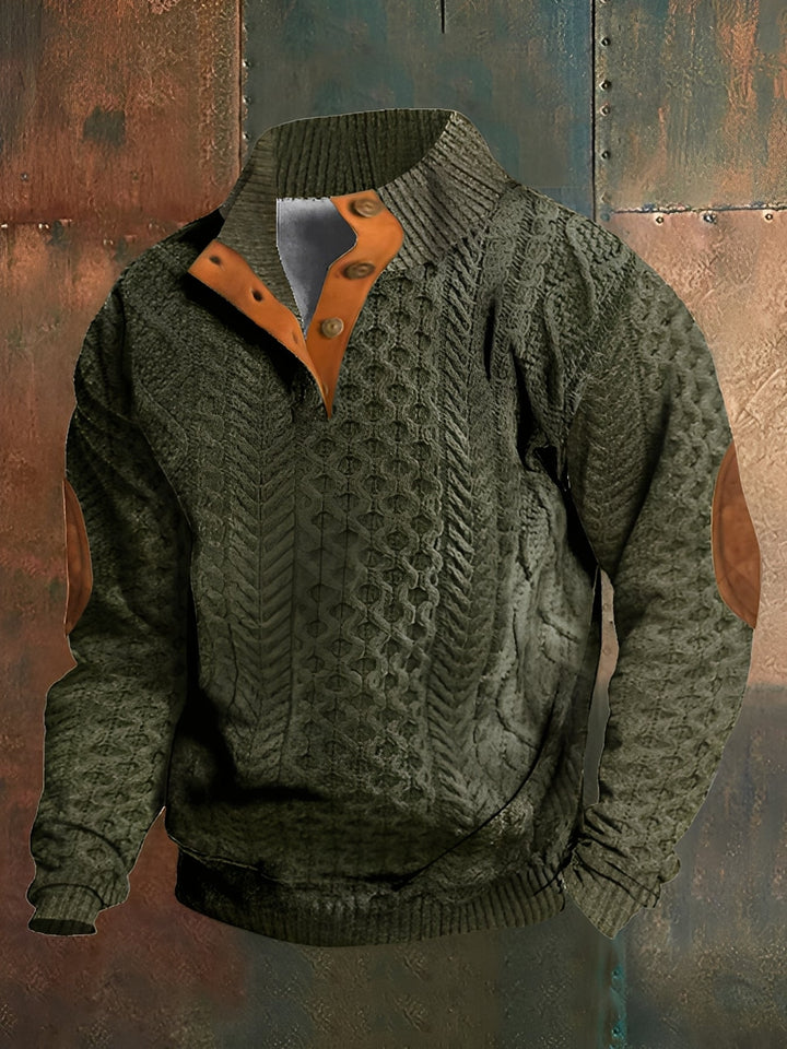 Hugh - Klassischer Herren-Kaschmir-Rollkragenpullover