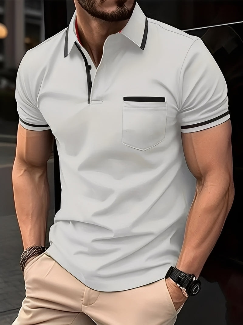 Garrick - Gemütliches Poloshirt mit Tasche für Herren