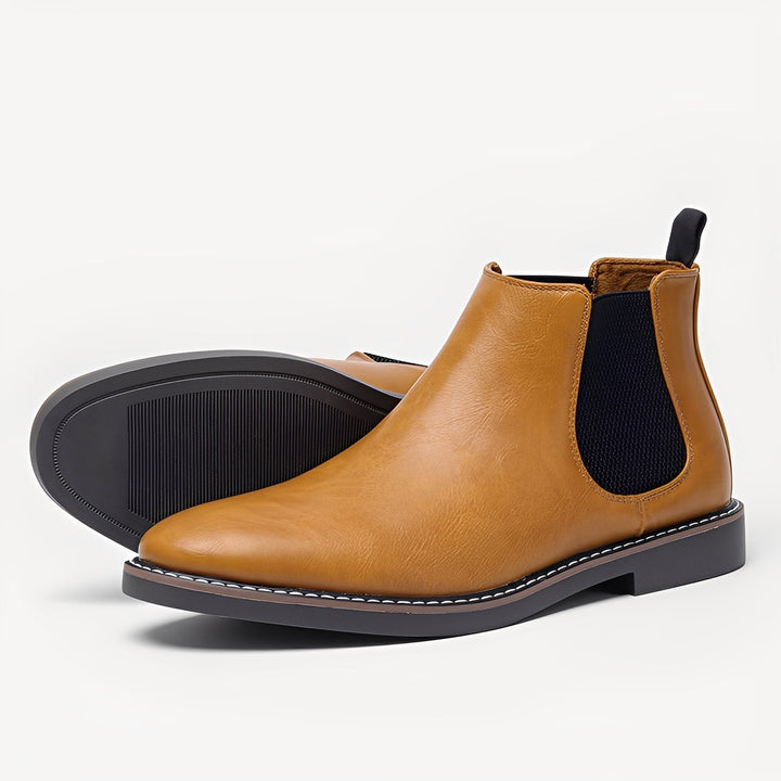 Clifton - Klassische Leder-Chelsea-Stiefel für Herren