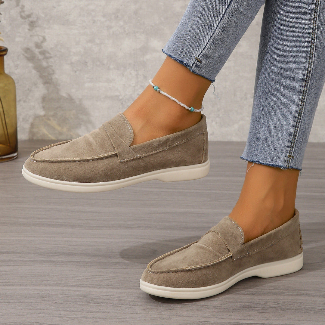 Yasmine - Klassische Damen-Wildlederschuhe