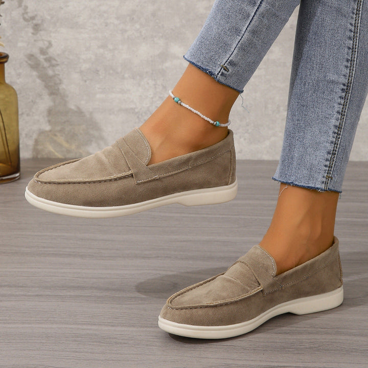 Yasmine - Klassische Damen-Wildlederschuhe