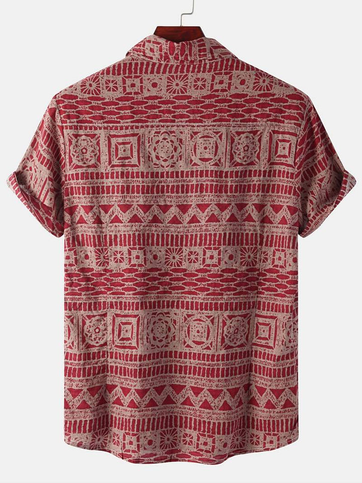 Kenneth - Kurzarm-Casual-Hemd mit frischem Stil