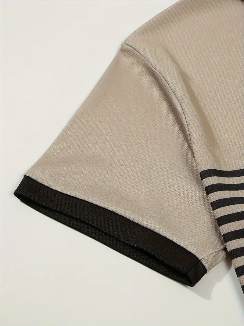 Piolo - Hemd mit Verspielten Streifen und Farbstreifen