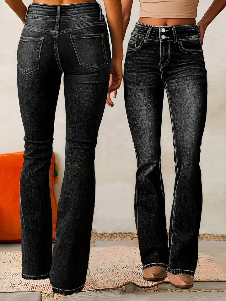 Neely - Bequeme Damenjeans mit hohem Bund