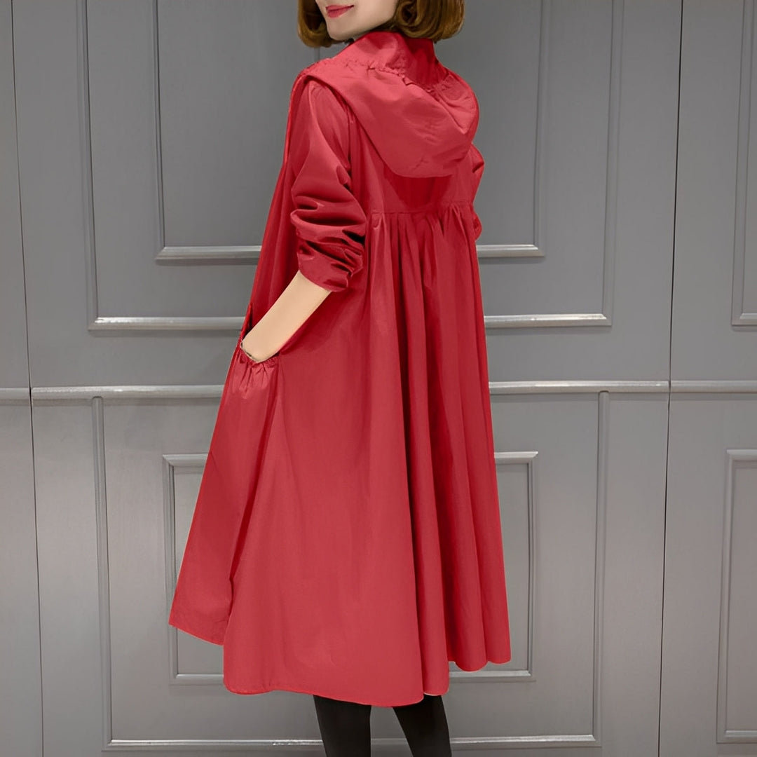 Margarette - Schicker Damen-Regenmantel mit Kapuze