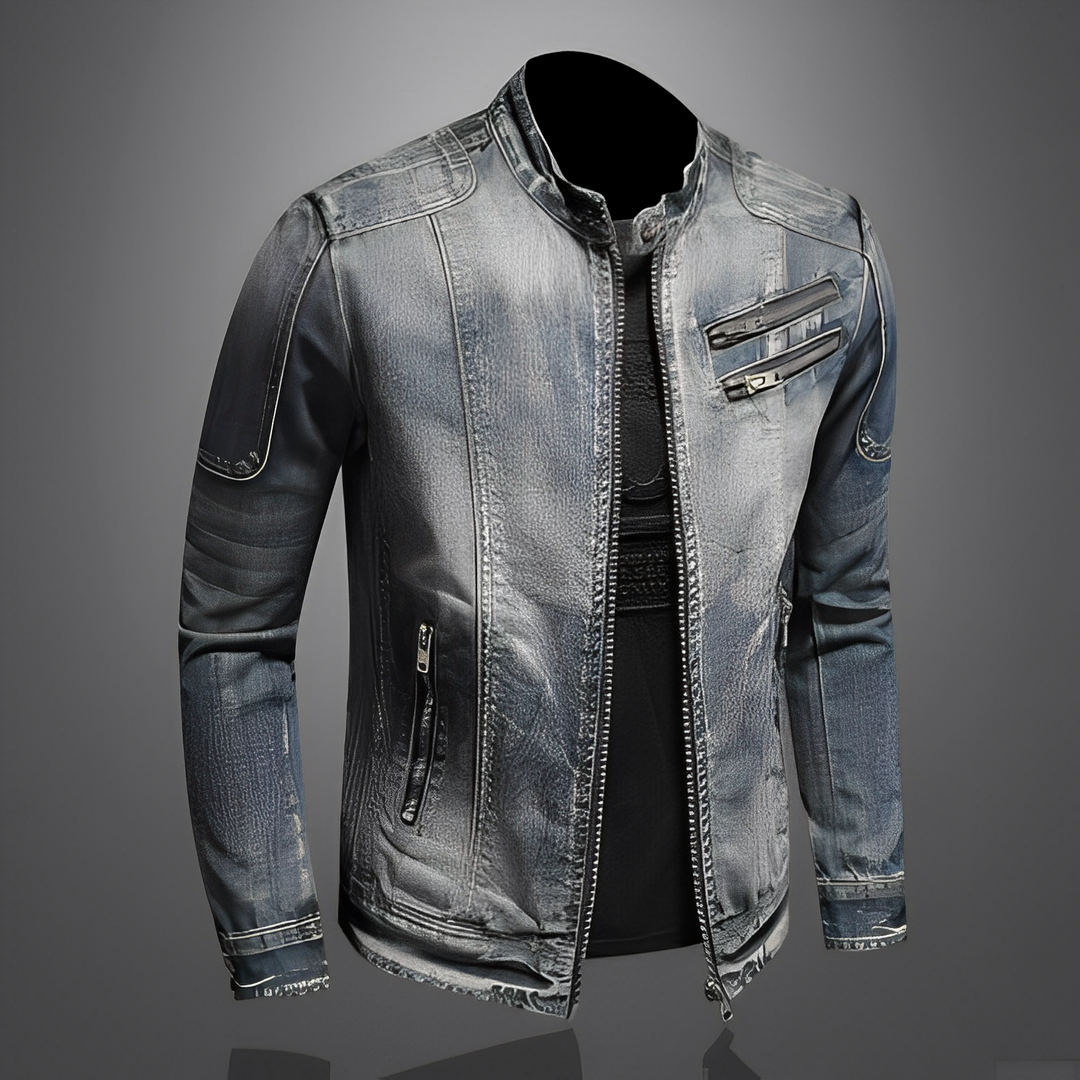 Lucas - Trendy Jeansjacke mit Taschen für Herren