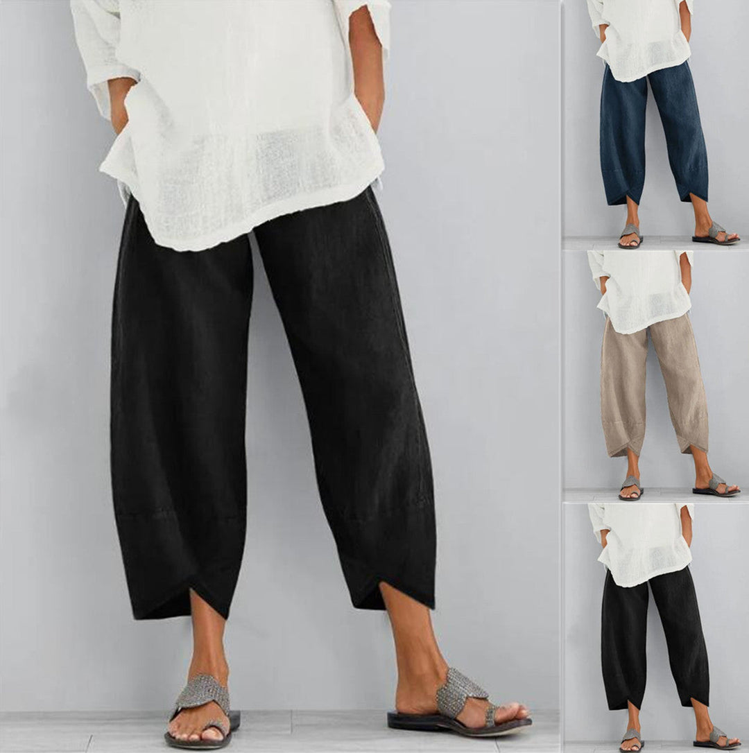 Liliana - Leichte Weite Hose Damen