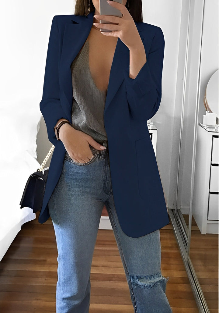 Cherie - Schicker Sommerblazer mit Kragen für Frauen