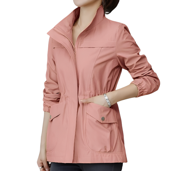 Gwenda - Stilvolle Damenjacke mit einstellbarer Taille