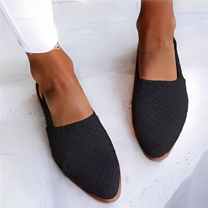 Dolores - Bequeme geflochtene Ledersandalen für Damen