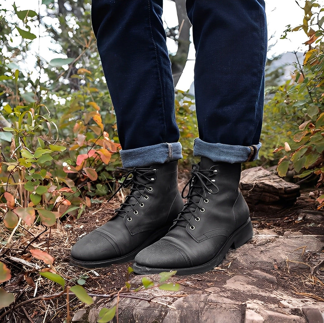 Garrick - Strapazierfähige Vintage-Lederstiefel für Herren