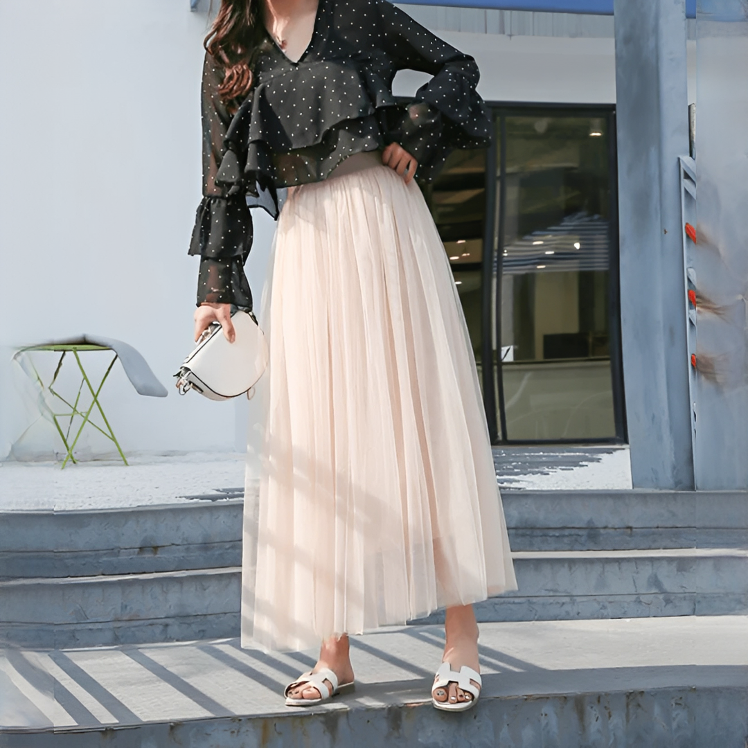 Zelde - Langer Rock bis zu den Knöcheln für Frauen