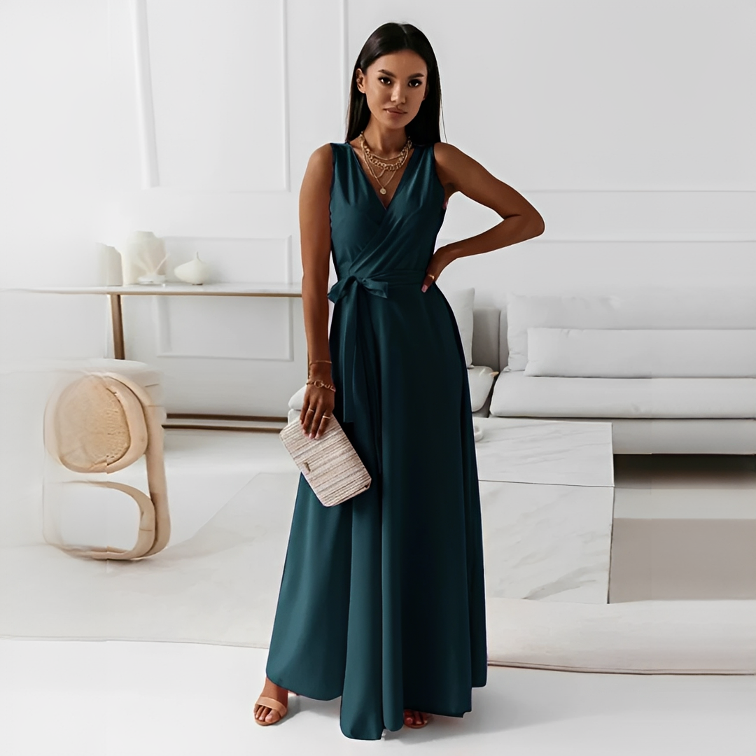 Quiana - Elegantes Kleid mit V-Ausschnitt für Damen