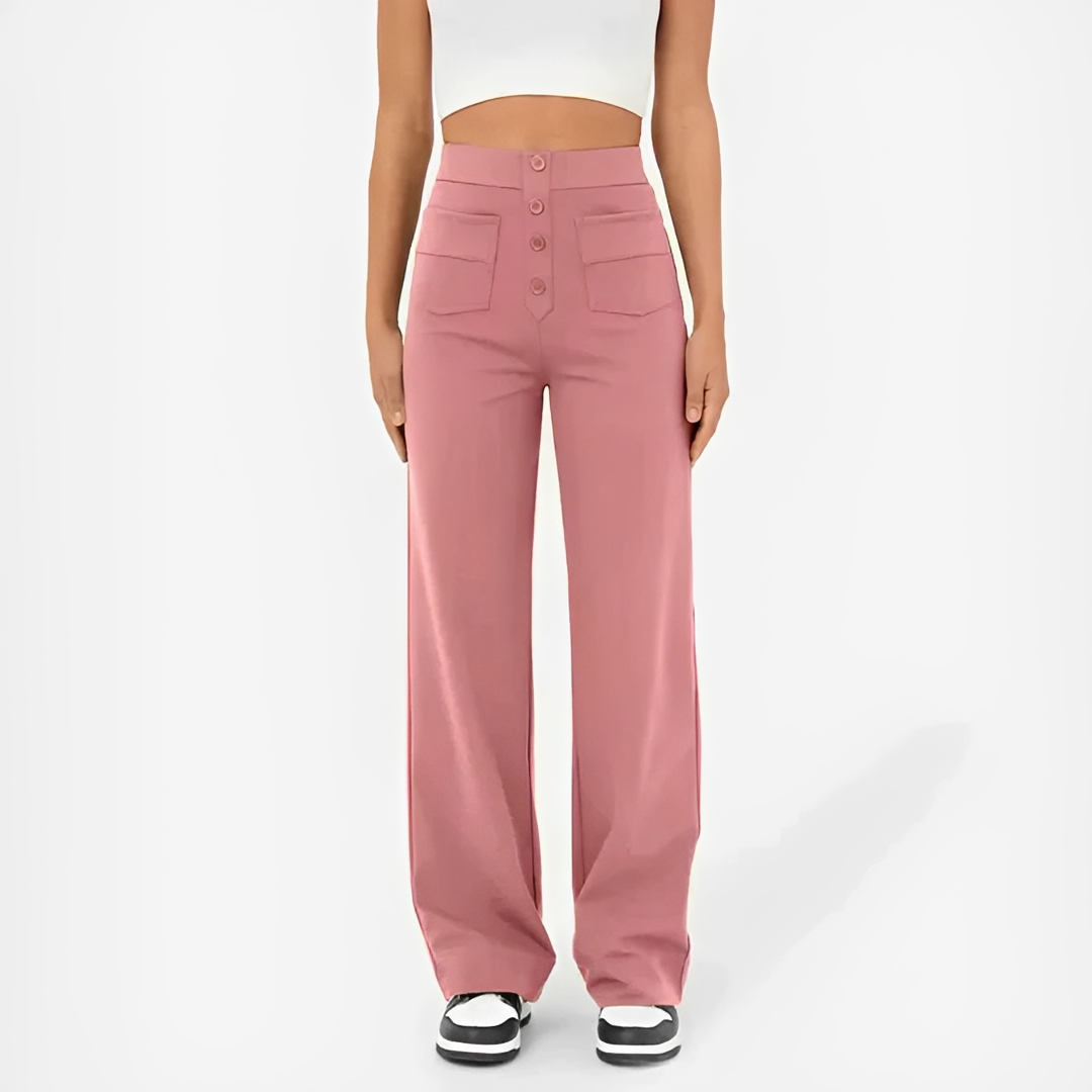 Dara - Elegante hochtaillierte Hose für Damen