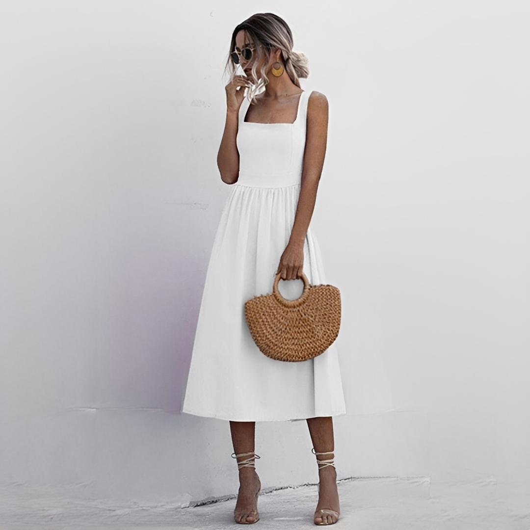 Lenna - Elegantes Sommerkleid ohne Ärmel für Frauen