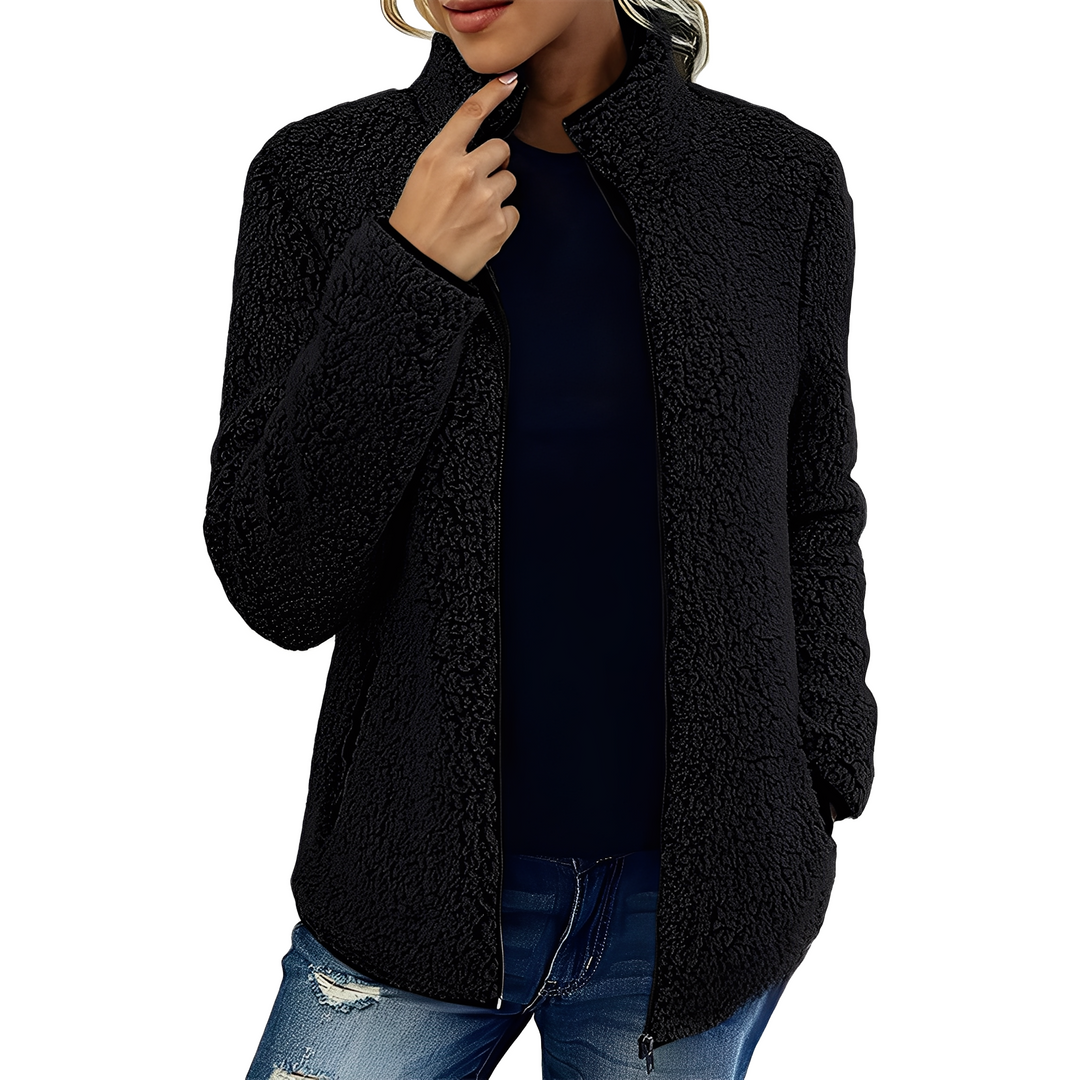 Larissa - Stilvolle, warme Fleece-Jacke für Damen