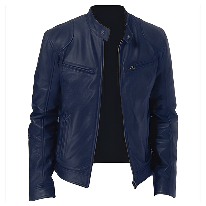 Jaron - Moderne Herren PU-Lederjacke
