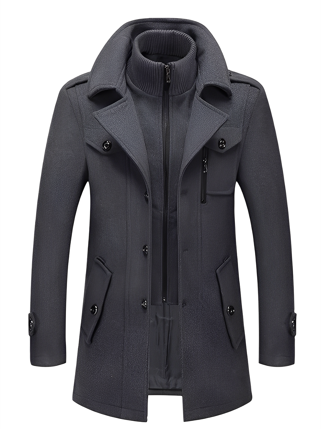 Philip - Stilvoller Herren-Trenchcoat mit Taschen