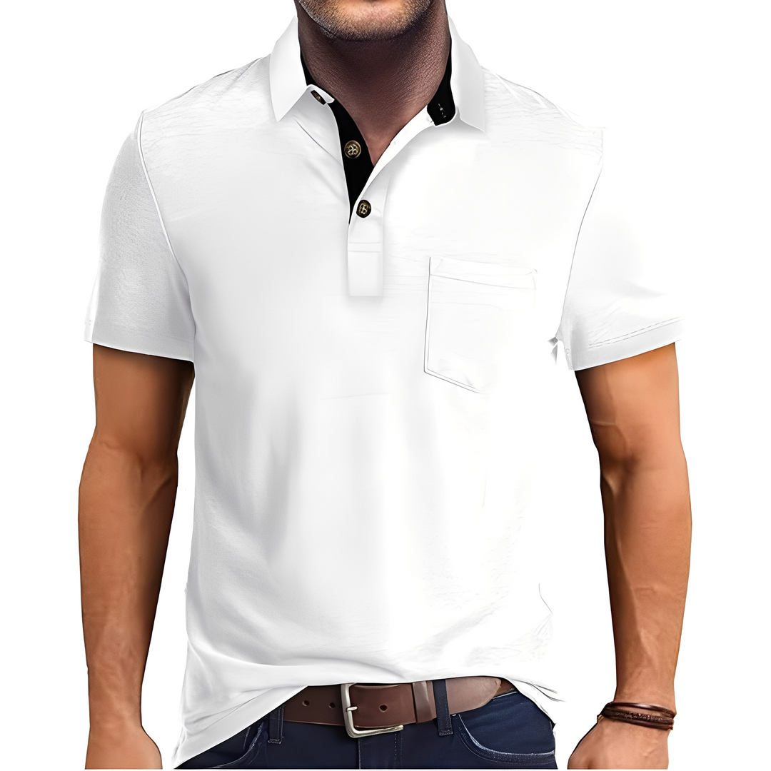 Abner - Klassisches Herren-Poloshirt mit kurzen Ärmeln
