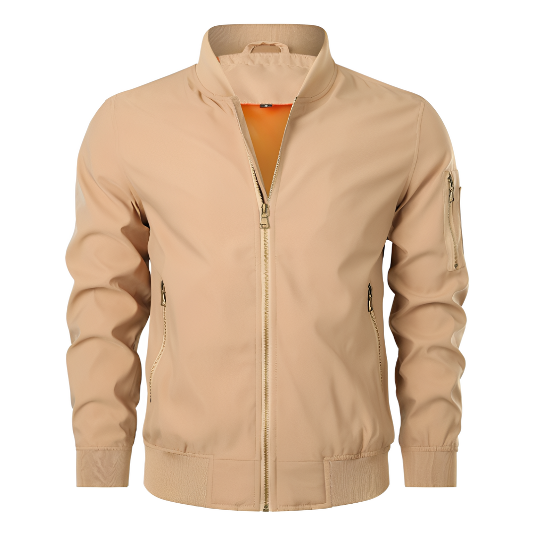 Maynerd - Herren-Bomberjacke mit Reißverschluss-Taschen